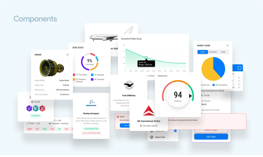 Game UI components