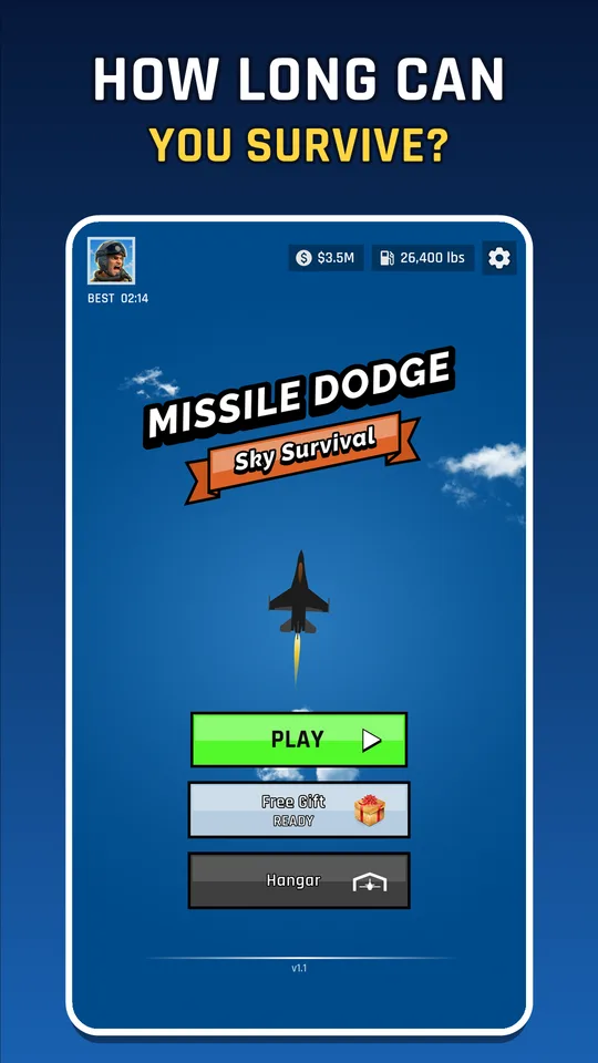 Main menu: how long can you survive?